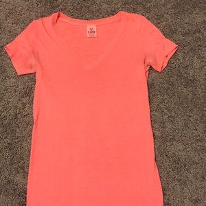 Coral PINK v neck